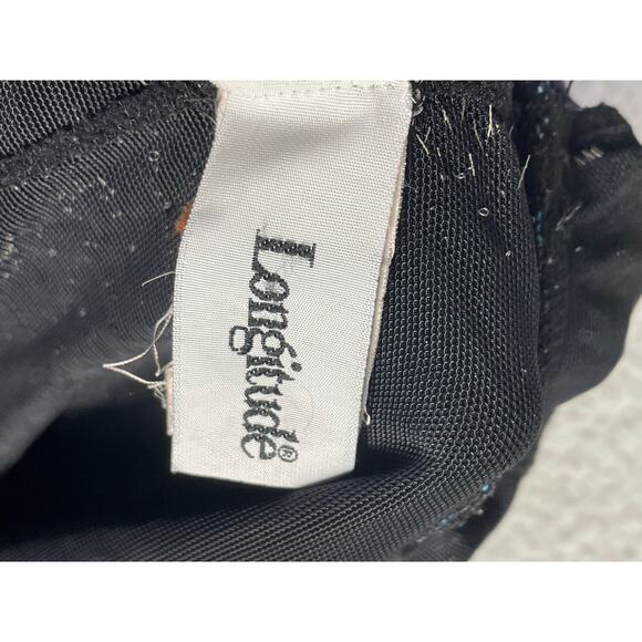 Longitude Size 16 Black Floral Skirted One Piece Swimsuit Tummy Control Tankini - Picture 10 of 11